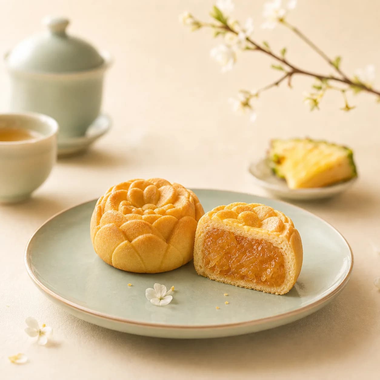 云酥坊凤梨酥花酥系列产品图