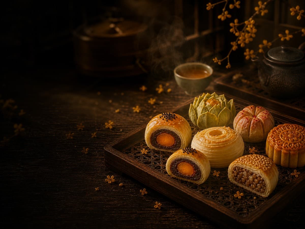 牡丹酥现做现发烘焙展示